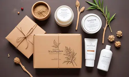 packaging cosmesi naturale minimalista