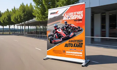 realizzazione materiale marketing go kart